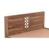 Dyla Sheesham Wood Queen Size Box Storage Bed In Teak Finish