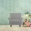 1 Seater Light Grey Sofa Cover