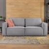 Skult 3 Seater Pull Out Sofa cum Bed  in Grey Colour