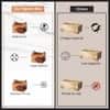 Inseparables Teak Wood Cutlery Holder Copper
