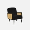 Haden Ratan Accent Chair in Black Colour