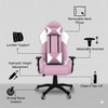ASE Gaming Gold Series Gaming Chair (Pink)