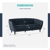 Scandinavian Huayra Three Seater Sofa Natural Wood Finish
