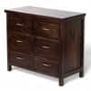 Elder Sheesham Wood Contemporary Chest of Drawers in Provisional Teak Finish