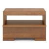 Ohio Bedside Table in Amber Walnut Finish