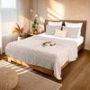 Girnar 1 Double Bedcover with Brown colour