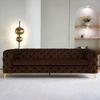Cherish Fabric Sofa - Brown