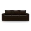 Apollo 3 Seater Leatherette Sofa in Chocolate Colour