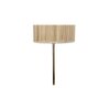 Bamboo Shade with Metal Gold Table Lamp