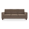 Apollo Neo 3 Seater Fabric Sofa in Mocha Brown Colour (Back Height : Regular, Cushion Type : Soft)