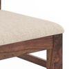 Fidora 4 Seater Dining Table With Set Of 4 Alaine Dining Chairs (Colour- Calico Floral Retreat & Pony Beige, Finish- Teak)