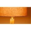 Hillary Grey Cotton Shade Floor Lamp