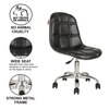 Beautiful Leatherette Dining Chair in Black Colour
