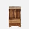 Anderby Sheesham Wood End Table in Rustic Teak Finish