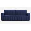 Beliss 3 Pull Out Sofa Cum Bed with storage In Nav Blue Colour