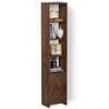 Barnia Engineered Wood Bookshelf In Brown Maple Finish