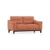 Colby 2 Seater Fabric Sofa In Saddle Tan Colour