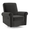 Diaz Rocker Swivel Recliner in Pebble Grey Colour