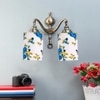 Devansh Metal Electric Wall Light in Multi Colour with Multi Shade Count of 2 Lights