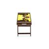 Majestic Tusker Solid Wood Bookshelf and Serving Tray In Multicolour