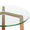 Jones Solid Wood Side Table in Teak Finish