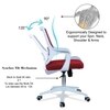 Xeanea Mid Back Ergonomic Chair in Red Colour