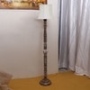 Devansh Wooden Floor Lamp