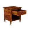 TurningSolid Wood Bedside Table in Honey Finish