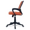 Diicea Mid Back Ergonomic Chair in Orange Colour