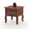 Cole Solid Wood Night Stand in Urban Teak Finish
