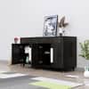 Hexa Red Multipurpose Storage Cabinet With 2 Drawer 4 Door in Flower Wenge Colour