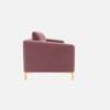 Arab Velvet 2 Seater Sofa Peach Color