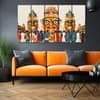 The Castle Decor Shri Jagannath Wall Painting Wooden Framed 27x48 Inch (Style 2)