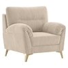 Osbert Velvet 2 Seater sofa in Beige color