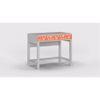 Topolino Study Table - Silver Grey
