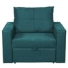 Eden  Pull Out Sofa cum Bed  in T Blue Colour