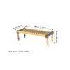 Hamilton Solid Wood Maachi Bench In Purple & Yellow Canning