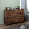 Magellan Solid Wood Chest of 6 Drawers in Teak Finish