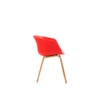 Kepler Brooks Modena Cafeteria Dining Chair in Red Colour