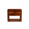 Stanfiled Solid Wood Bedside Table in Honey Finish