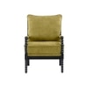 Luxe L in en Fabric Lounge Chair in Green