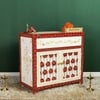 D'Dass Big White Sheesham and Mdf Wooden Temple For Pooja With Cabinet