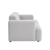 Comforthaven Wood 2 Seater With Upholstery Non Storage Sofa In Grey Colour
