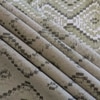 Multicolor Green Shade Abstract 400 TC Cotton Flat Super King Size Bedsheet With 2 Pilllow Covers
