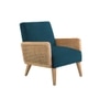 Evant Ratan Accent Chair in T blue Colour