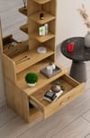 Hexa Red Wooden Dressing Table in Giant Wood Colour
