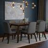 Taarkashi 6 Seater Dining Table In American Walnut Finish