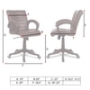Joorrdonn Mid Back Executive Chair in Brown Colour