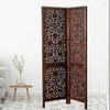 Calli Solid Wood 4 Panel Room Divider