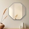 Aluminium Octagon Decorative wall mirror by elegant arts and frames (Mirror size 500 mm)